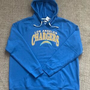 Los Angeles Chargers NFL Blue Pullover Hoodie Men’s 2XL NWT
